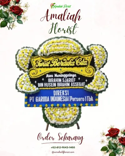 Papan Bunga Duka di Lewuoguru Idanoi